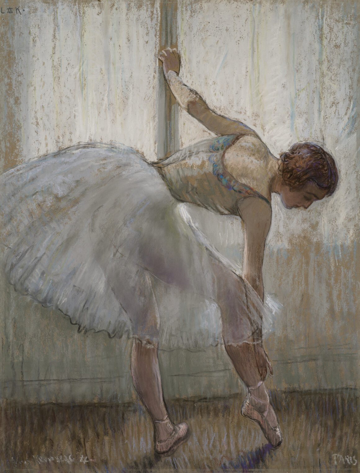 Dancer in White Against the Window