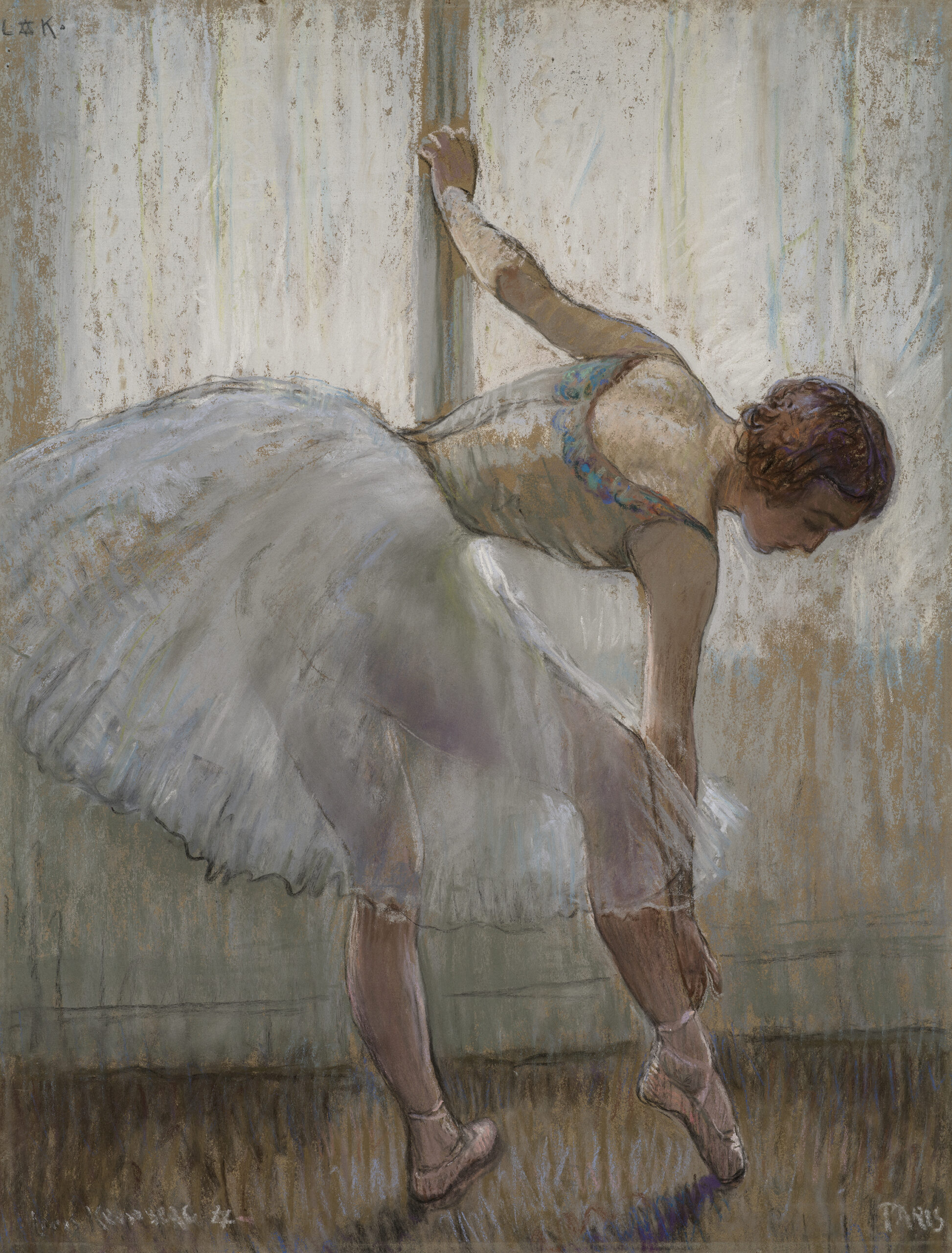 Dancer in White Against the Window